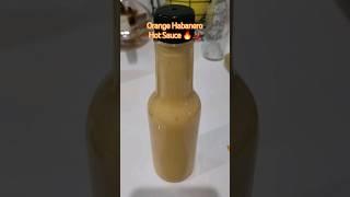 Orange Habanero Hot Sauce!  This stuff is HOT!️️ #hotsauce #hotpepper #scoville #habaneros