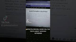 JWFACTS.COM TO LEARN THE TRUTH ABOUT JEHOVAH WITNESSES DO YOUR RESEARCH ABOUT THE HISTORY/DOCTRINES