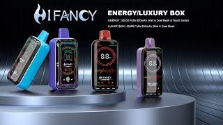 HIFANCY LUXURY BOX PUFF EU Warehouse #vapelife #disposablevapepen #electroniccigarette