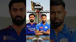 Krunal Pandya vs Hardik Pandya in IPL 2025 