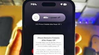 How To Activate iPhone Findable After Power Off!