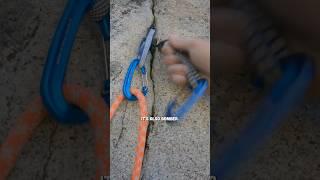 If these trad placements rip I hit the ground. #tradclimbing #climbing #gopro