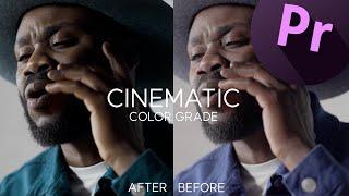 Cinematic look premiere pro | color grading tutorial for beginners