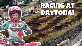 I RACED AT THE WORLD CENTRE OF RACING! Daytona Supercross 2024