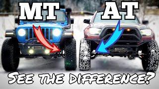 The Best DEEP Snow Tire... Mudd Terrain vs All Terrain Tires. Real World Results.