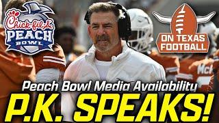 Texas DC Pete Kwiatkowski on Stopping Arizona State, 2024 Improvements & More! | Peach Bowl | CFP