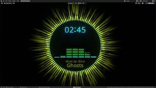 Music Player Visualizer test (Blender 2.8)