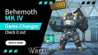 Behemoth MK IV companion – A Game Changer | State of Survival