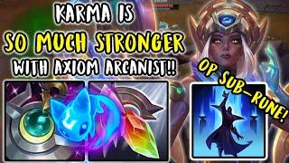 Karma is SO MUCH STRONGER with Axiom Arcanist!! | Diamond Support | Patch 25.S1.1