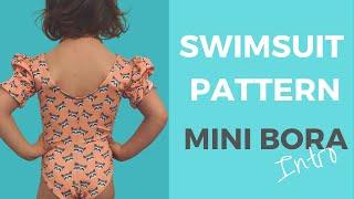 𝗠𝗲𝗲𝘁 𝗦𝘄𝗶𝗺𝘀𝘂𝗶𝘁 𝗽𝗮𝘁𝘁𝗲𝗿𝗻 𝗠𝗜𝗡𝗜 𝗕𝗢𝗥𝗔 - kids swimsuit pattern * DIY BIKINI