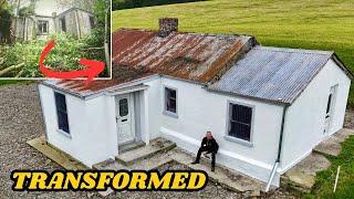 Old Irish Derelict Cottage Restoration || From SAD & DARK To HAPPY & BRIGHT!