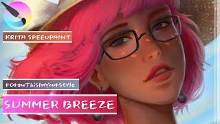 SPEEDPAINT | [DTIYS] "Summer Breeze" | Krita