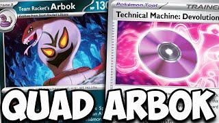 My Evil QUAD Arbok Deck Makes Opponent's Concede!