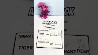 Animal Book Making with Thermal Printer | Easy DIY Idea #diy #shorts #shortsviral