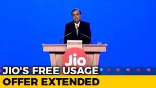 Reliance Jio Free Usage Offer for New and Existing Customers Extended Till March 31