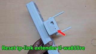 tp link tl wa855re factory reset // tp link n300 wifi extender reset