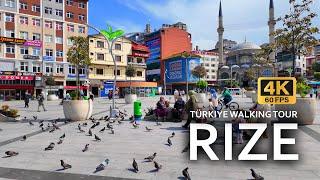 EXPLORING TURKISH BLACK SEA: Rize, Turkey walking tour 2024 4K 60 FPS