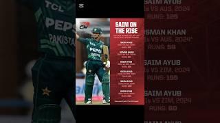 Saim ayub is in last sux white ball series | Saim on the rise | #saimayub #whiteballcricket #cricket