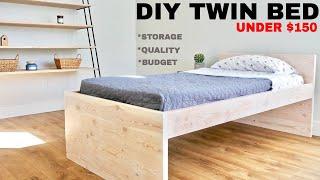 DIY Twin Low Loft Bed