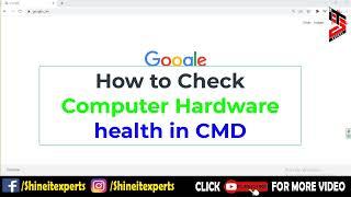 How to Check Computer Hardware Health in CMD