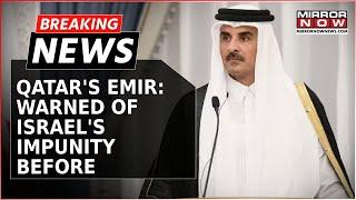 Qatar's Emir Reacts To Israel-Iran War | Describes It As 'Collective Genocide' | Breaking News