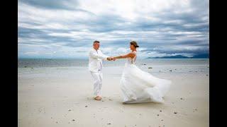 Elegant Wedding Photoshoot on Ban Tai Beach, Koh Samui