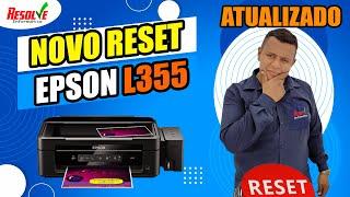  NOVO Reset Epson L355 L110 L210 L300 L350 Simples e fácil de usar. Luzes do papel e tinta piscando