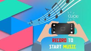 Spark ar studio - Start music pressing record button - Add audio on filters