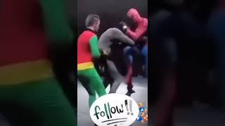 Spider-man vs Batman and Robin #shorts