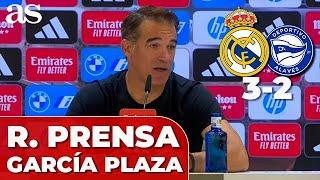 REAL MADRID 3 - ALAVÉS 2 | LUIS GARCÍA PLAZA, rueda de prensa COMPLETA