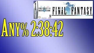 [PB for Only 6 Hours] Any% in 2:38:42 | Final Fantasy (GBA)