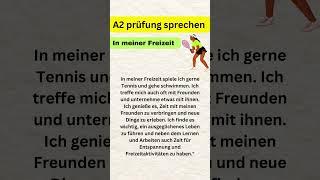 A2 Prüfung sprechen a2 hören a2  schreiben a2 zertifikat a2 deutsch lernen #deutschesprache #lernen