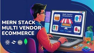  Complete Multi Vendor eCommerce Website with MERN Stack Project | Full Tutorial 2024