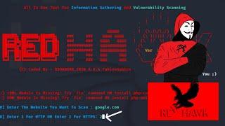 How to Hacking Website With Kali linux Red Hawk Tools