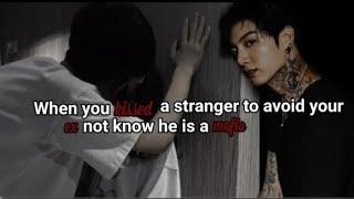 When you kissed a stranger to avoid ur ex not knowing he is a mafia|Jungkook ff