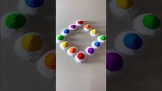 Rangoli designs for beginners #rangoli#rangolidesigns#rangoliforbeginners#shorts#diwalirangoli