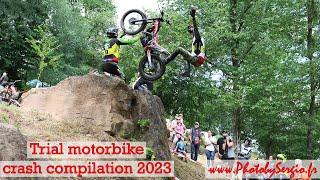 Trial motorbike crash compilation 2023