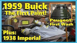 1959 Buick: The First Paint Goes On! Plus: Junkyard Walk, Peugeot Tidy-Up, and 1938 Imperial!