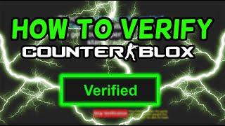 How to VERIFY in Counter Blox Trading