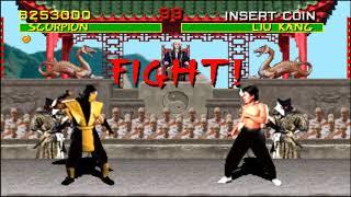 Mortal Kombat Revision 5.0 (hack) Scorpion Very Hard all Endurance rounds/Reptile battles (60FPS)