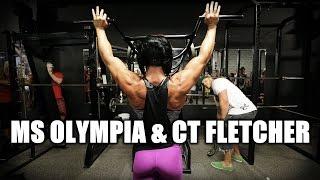 CT FLETCHER TRAINS MS. OLYMPIA DLB