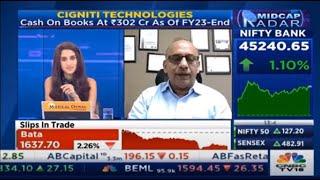 Cigniti CFO Discusses Q1 Performance & FY2024 Outlook with CNBC TV18 [3 Jul 2023]