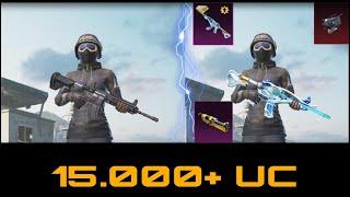 МОЩНАЯ ПРОКАЧКА АККАУНТА НА 15.000 UC в PUBG MOBILE