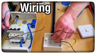 Wiring PVC Singles in Conduit - 1 Way Switched Lighting Circuit Explained - Loop In Method