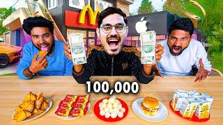 कौन ज्यादा खाना खा पायेगा | ₹100000 Food Eating Challenge Who Will Win