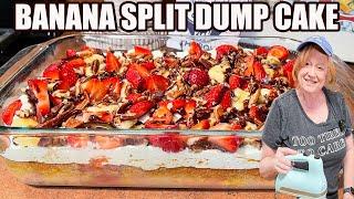 BANANA SPLIT DUMP CAKE Perfect for any Occasion