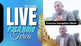 Convoco todos os meus irmãos em Cristo Jesus para Live de hoje às 20:00 horas amém.