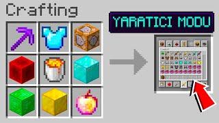 Minecraft'ta YARATICILIK MODU craftlıyoruz!