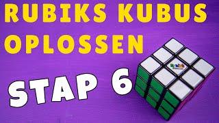 Stap 6 - Van kruis naar vis - Rubik's kubus oplossen voor beginners.