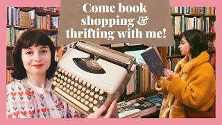 Come book shopping with me   Buying a vintage typewriter